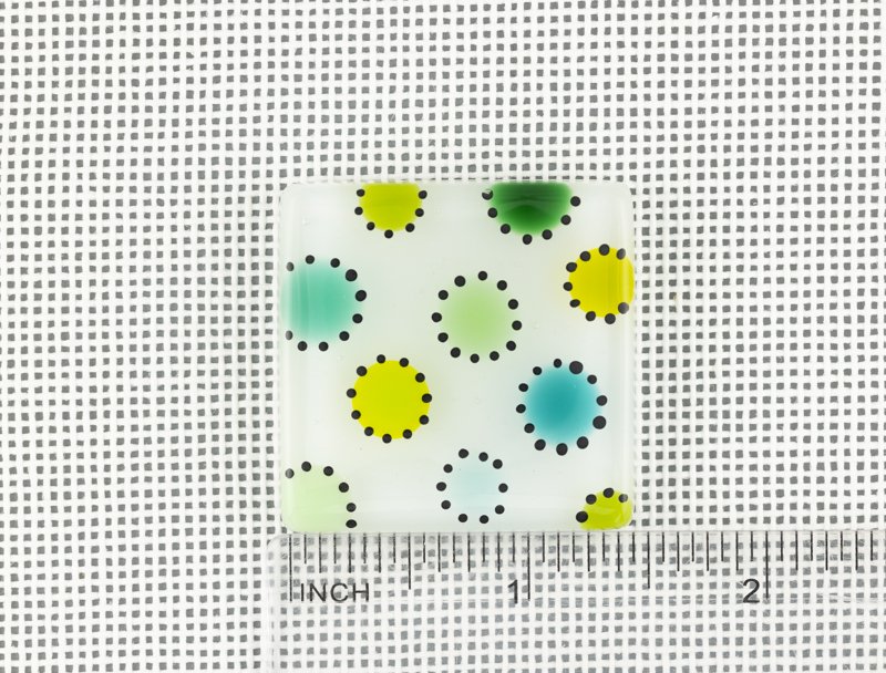 Dots Fused Glass Needle Minder
