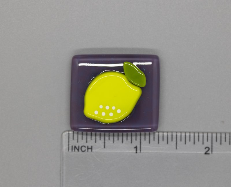 Beau Verre Art Fused Glass Needle Minder