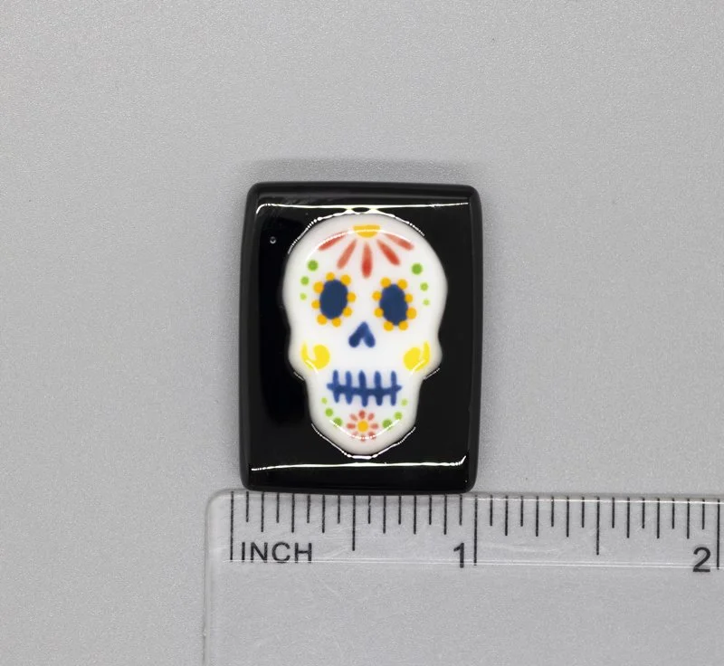 Beau Verre Art Fused Glass Needle Minder
