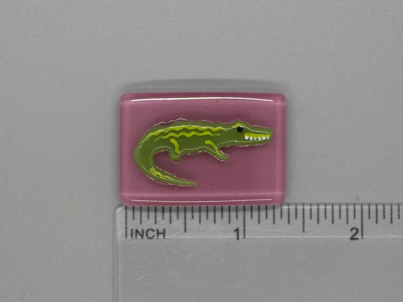Beau Verre Art Fused Glass Needle Minder