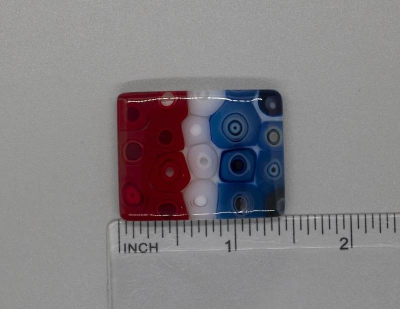 Beau Verre Art Fused Glass Needle Minder