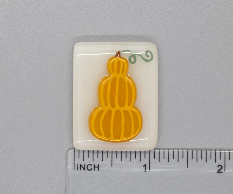 Beau Verre Art Fused Glass Needle Minder