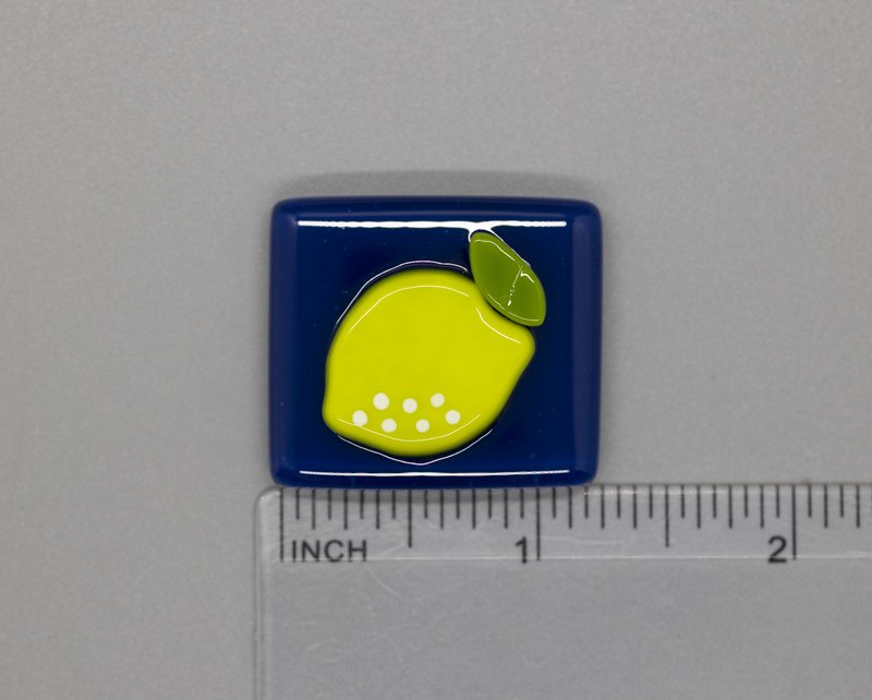 Beau Verre Art Fused Glass Needle Minder