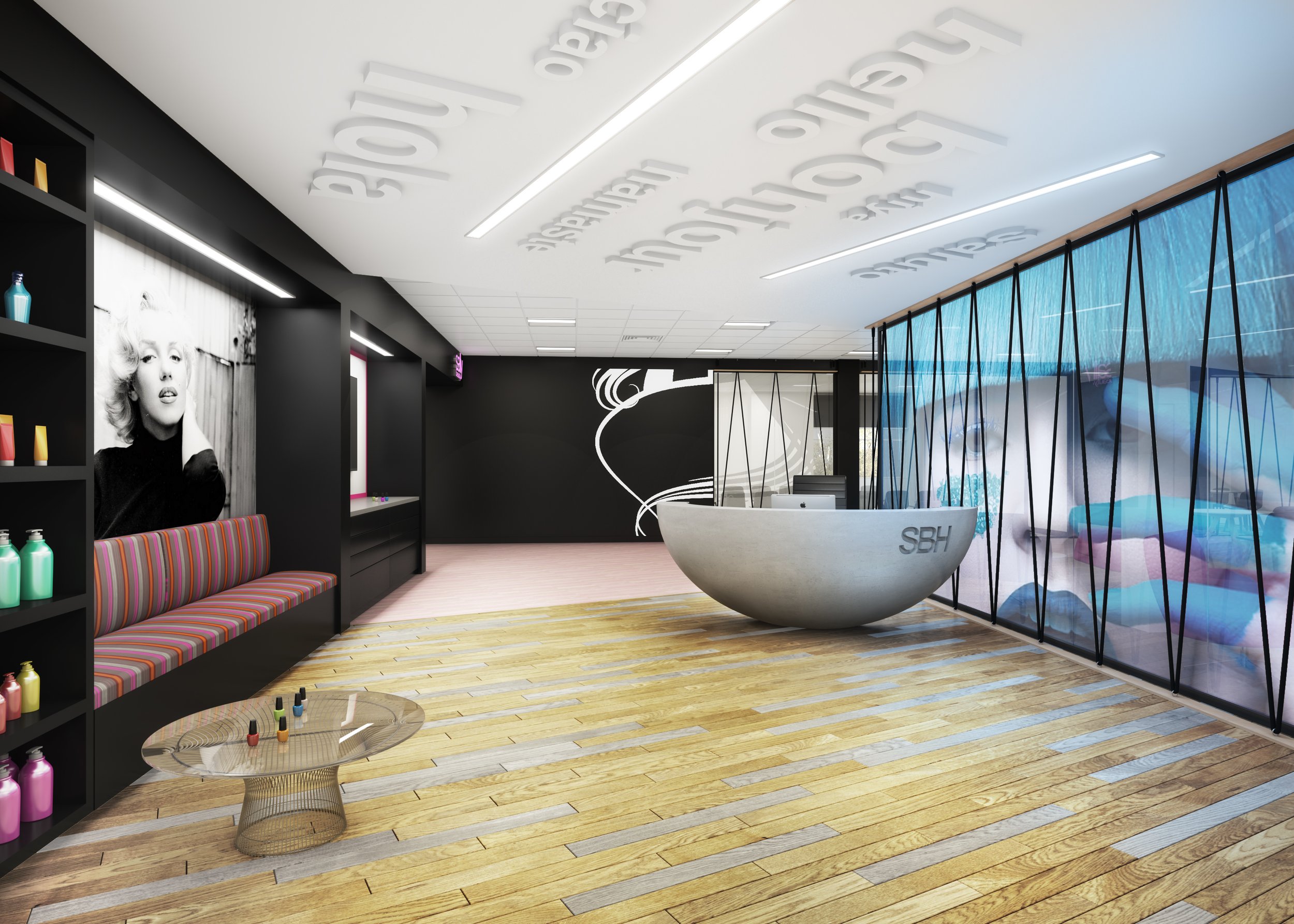 Sally Beauty - Cosmetics Company - Work Space Design