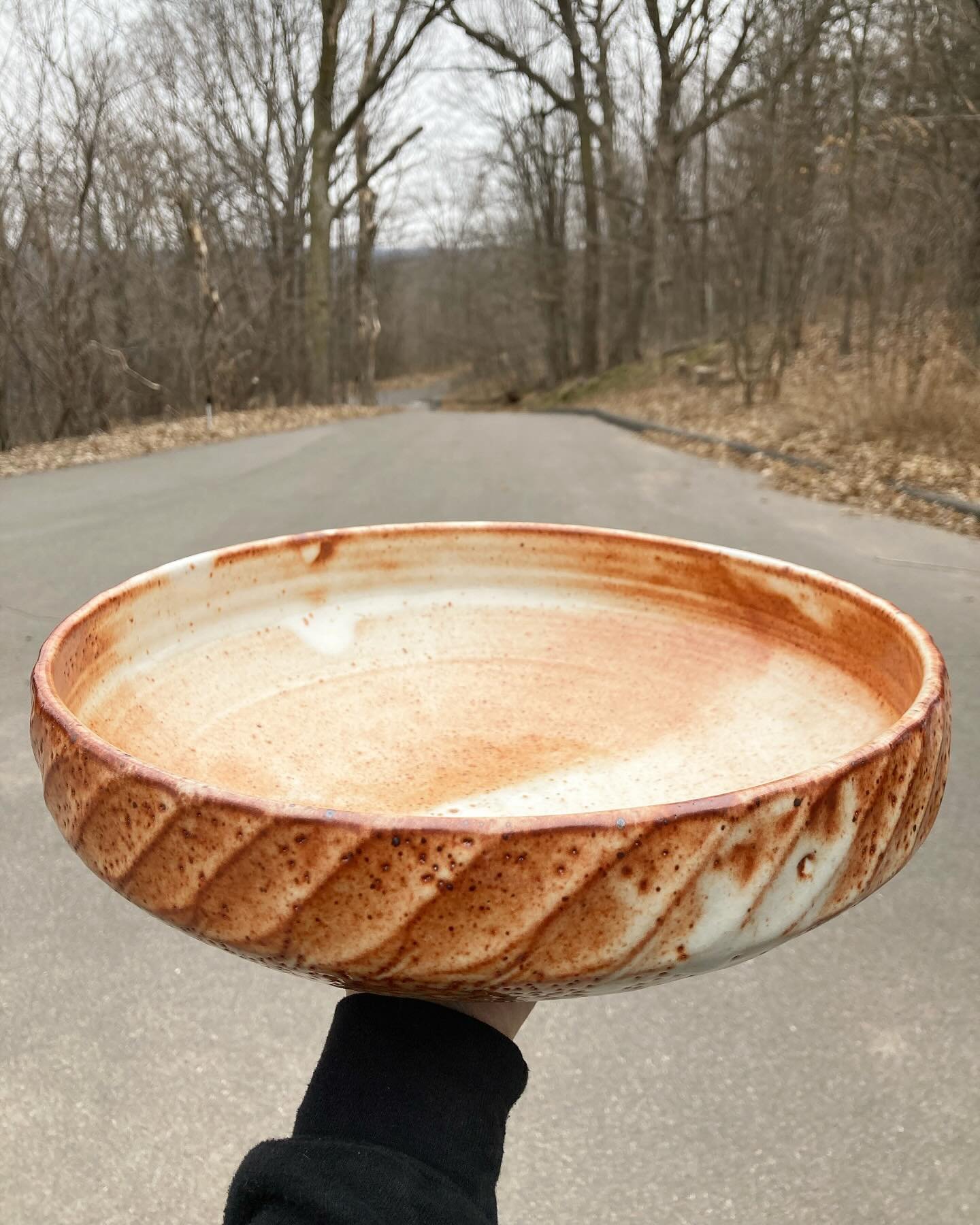 Shino bowl from this week&rsquo;s firing with @alanacuellar and @guillermopottery. We&rsquo;re all busy making pots for the @stcroixvalleypotterytour Mother&rsquo;s Day weekend, May 9-11! 🫱🫲🌷🛺

#pottery #functionalpottery #art #ceramicart #potter
