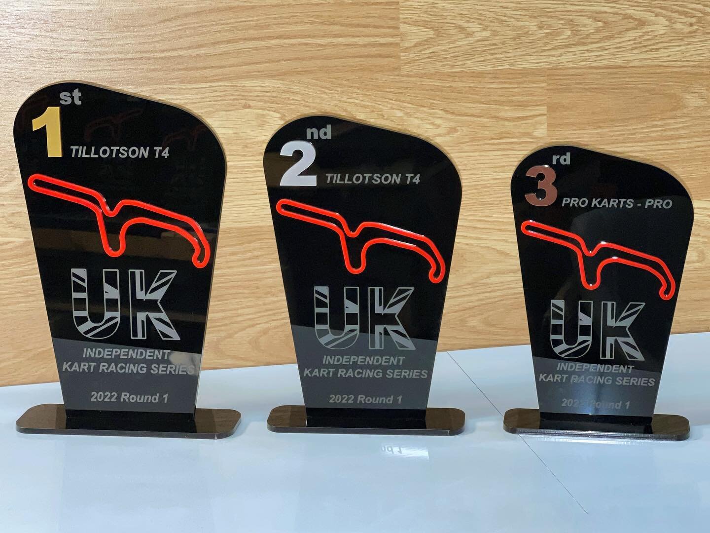 Super stoked to announce that we&rsquo;re supplying the UK Independent Kart Racing Series starting this weekend at Shenington! These eye-catching trophies deliver on great value and quick turn around time 💸⌛️!

We&rsquo;re still accepting last minut