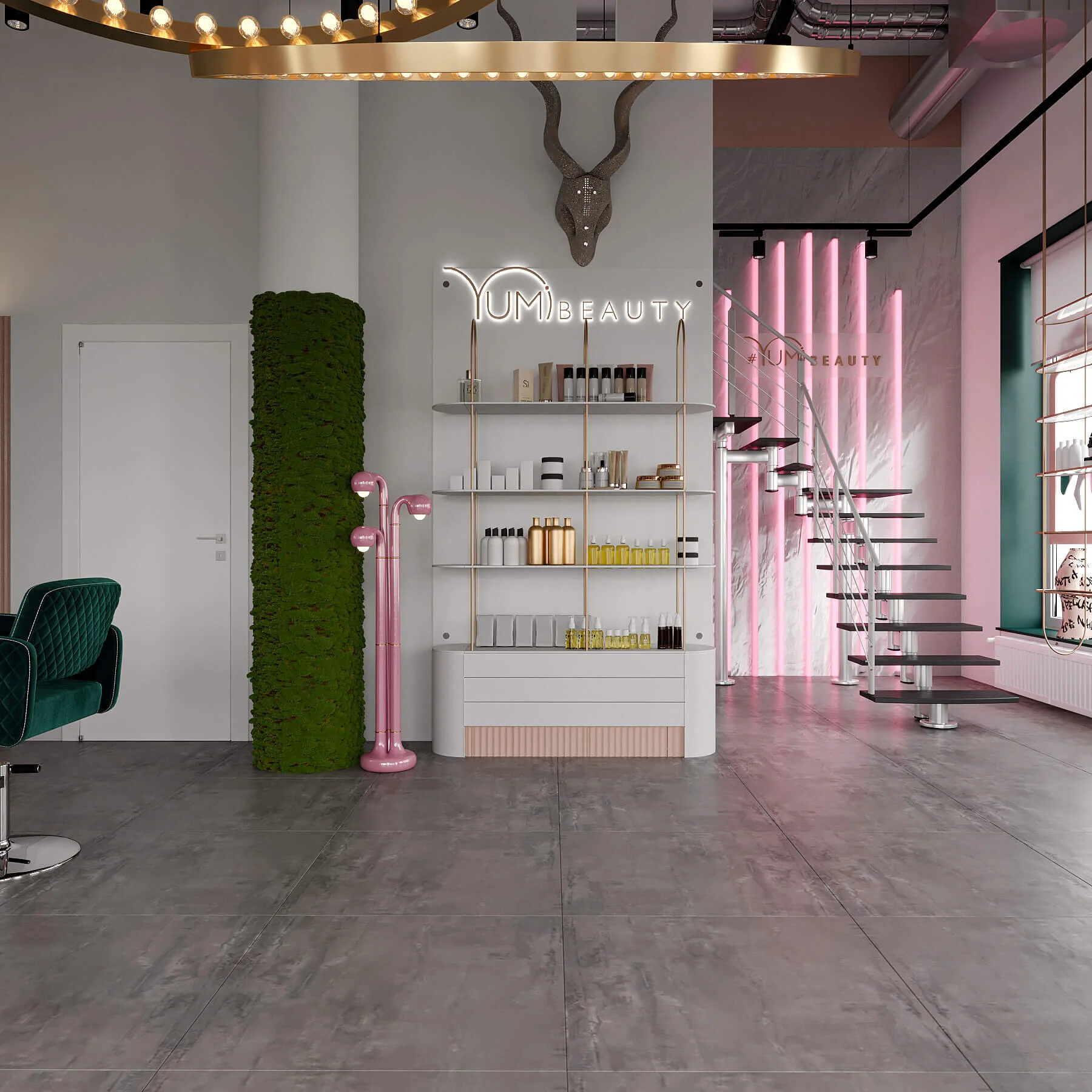thi cong cua hang beauty spa interior design.jpg