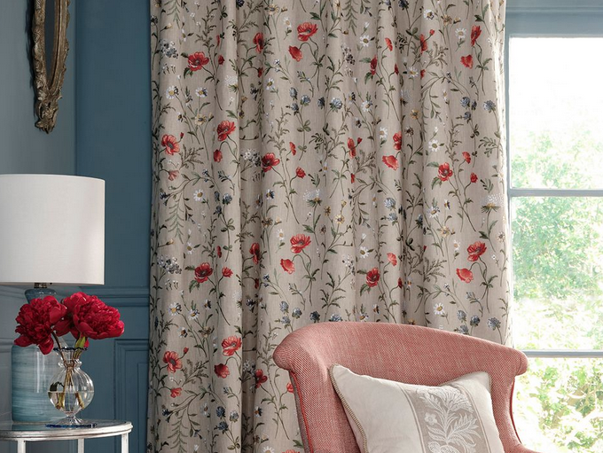 Tissu SNOWHILL MEADOW - Nina Campbell