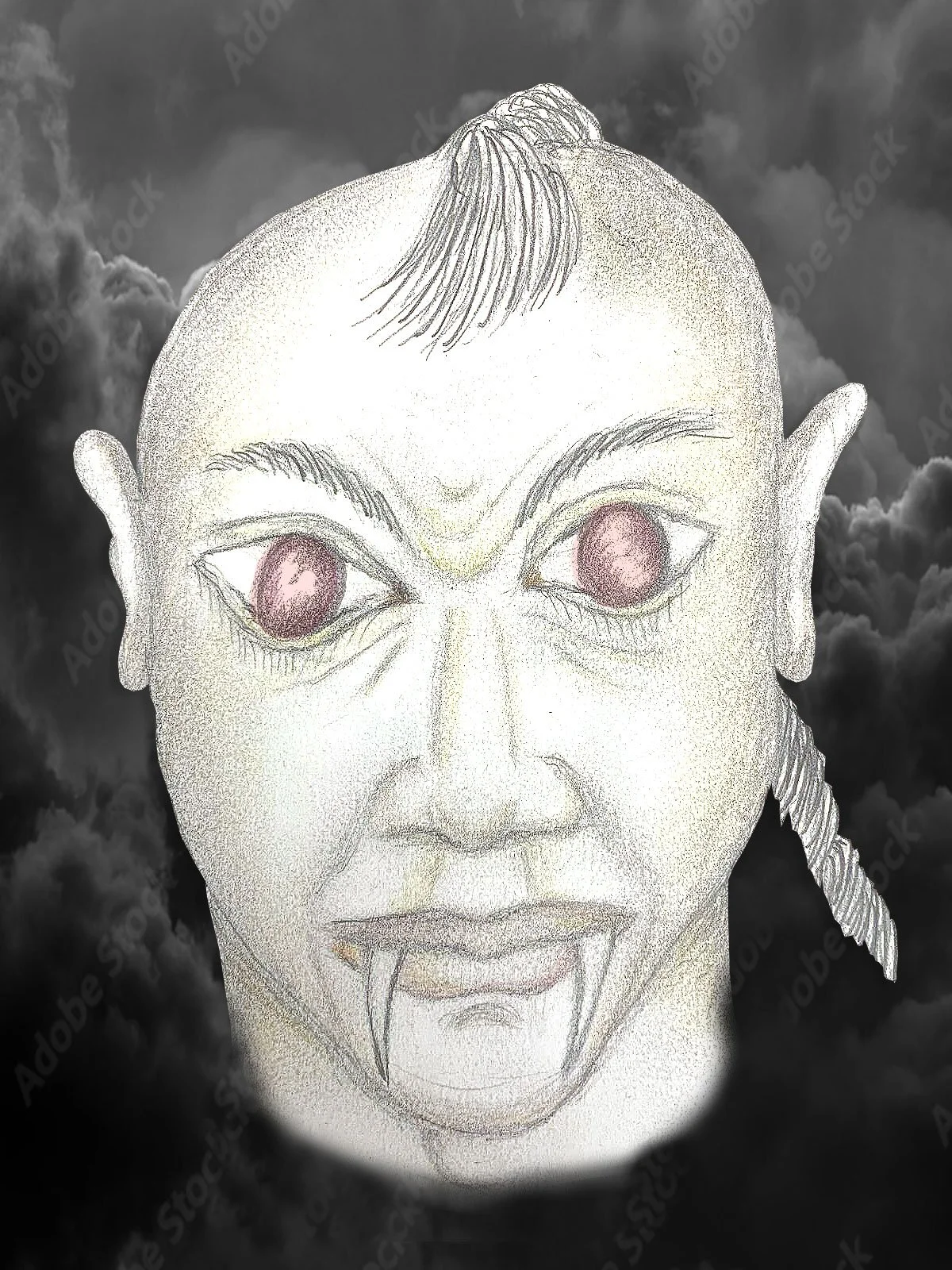 The sorcerer. Looks are deceiving. Even though his appearance looks threatening, he is as gentle as an angel.