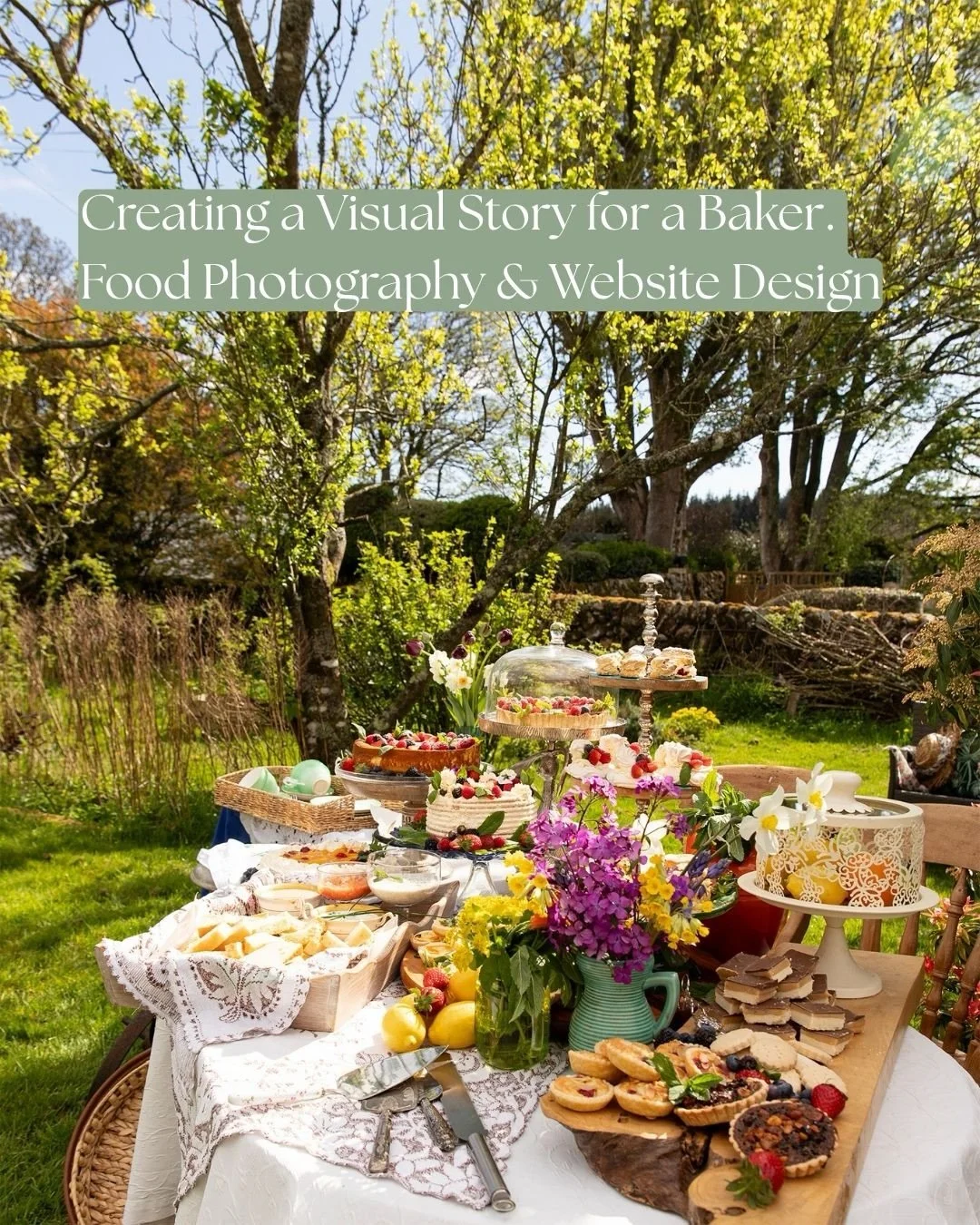 From afternoon tea to a complete visual story 🫖✨
This shoot started with a table full of beautiful baking. But the real brief was about much more than photographing cakes.
Annette wanted imagery that captured the warmth, creativity and craftsmanship
