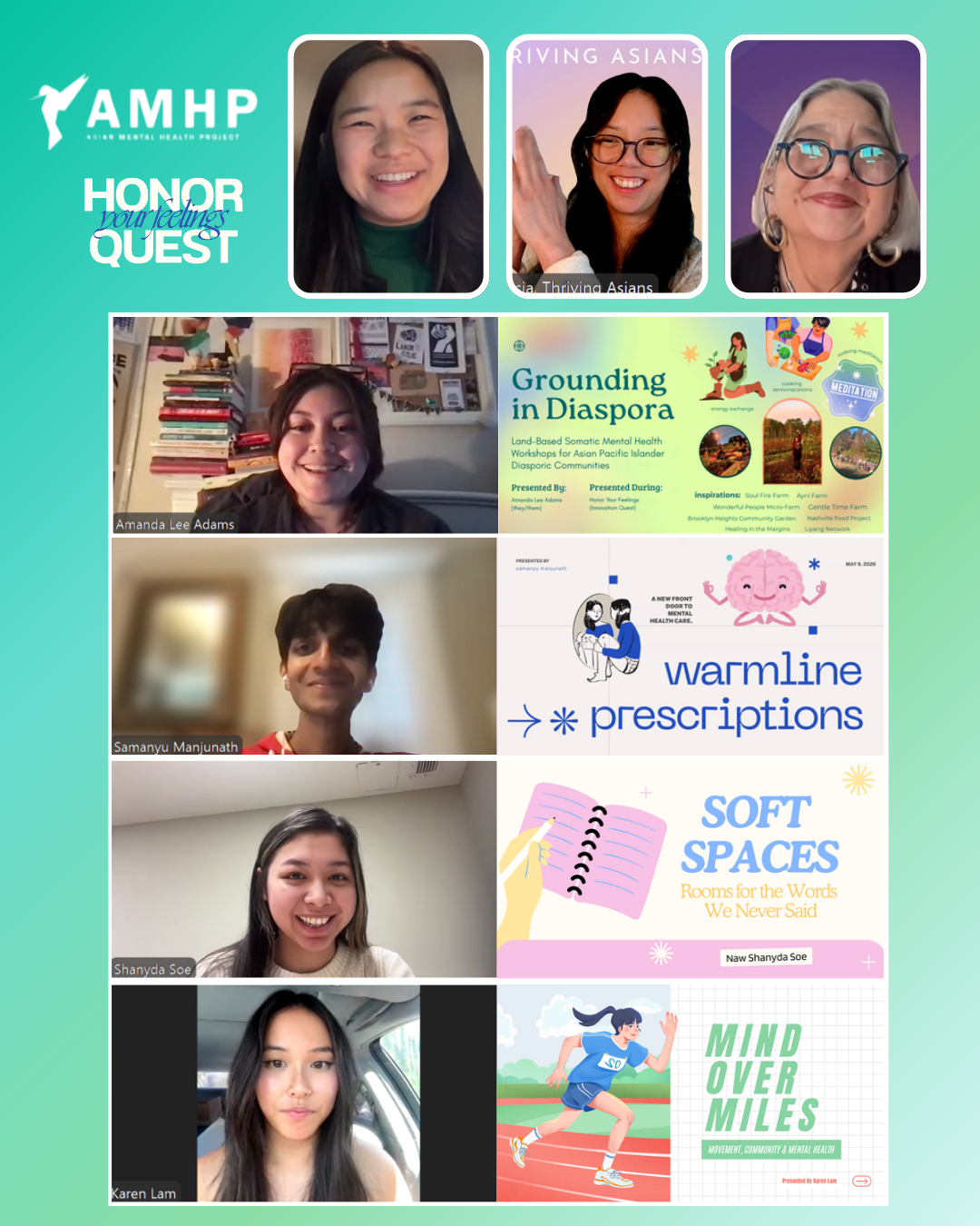   Asian Mental Health Project   Honor Your Feelings Quest - 5/9/2026