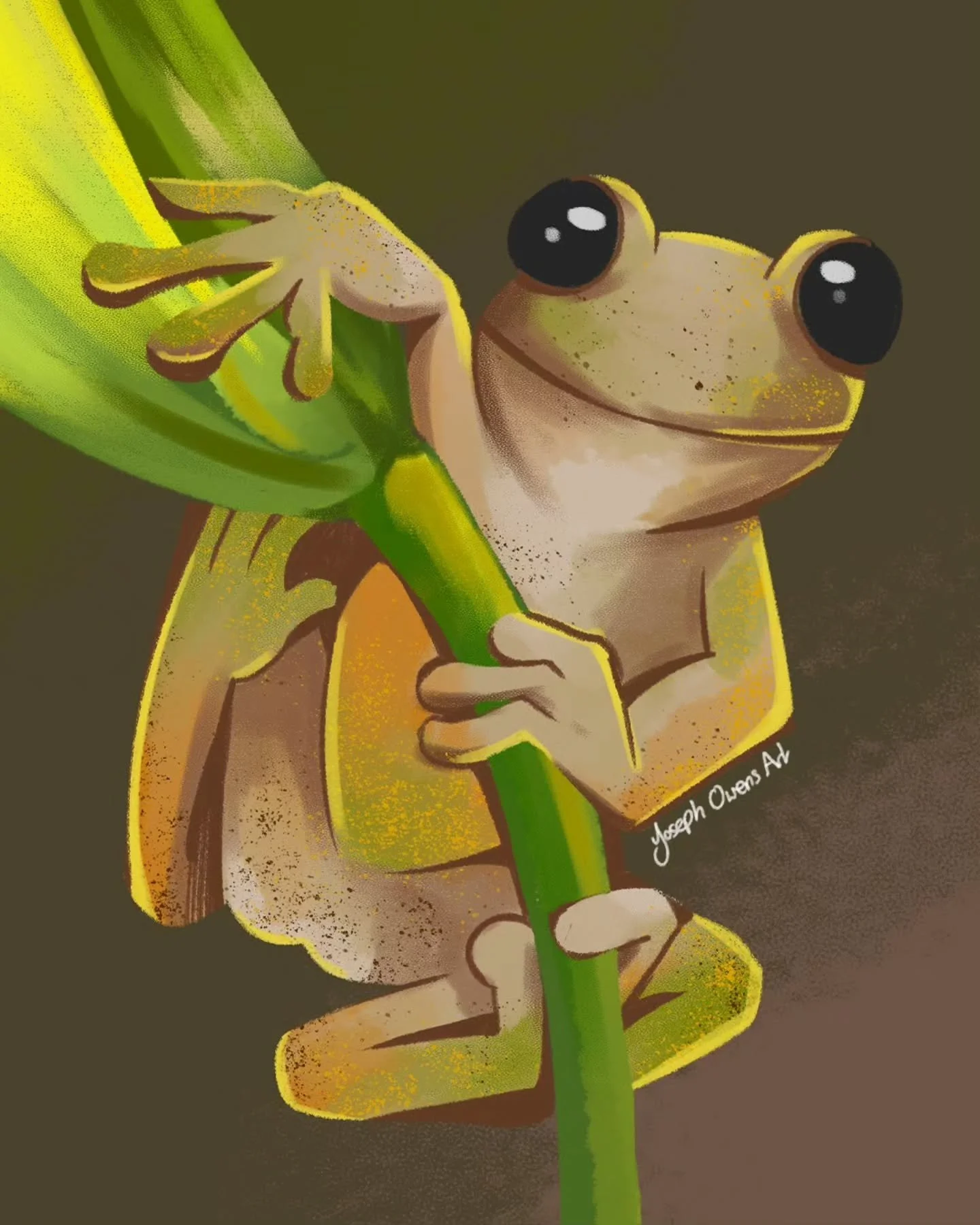 No thoughts - just 🐸

Quick 1hr warmup study this morning, very fun way to start the day!

#illustration #design #editorial #editorialillustration #painting #animal #digital #digitalart