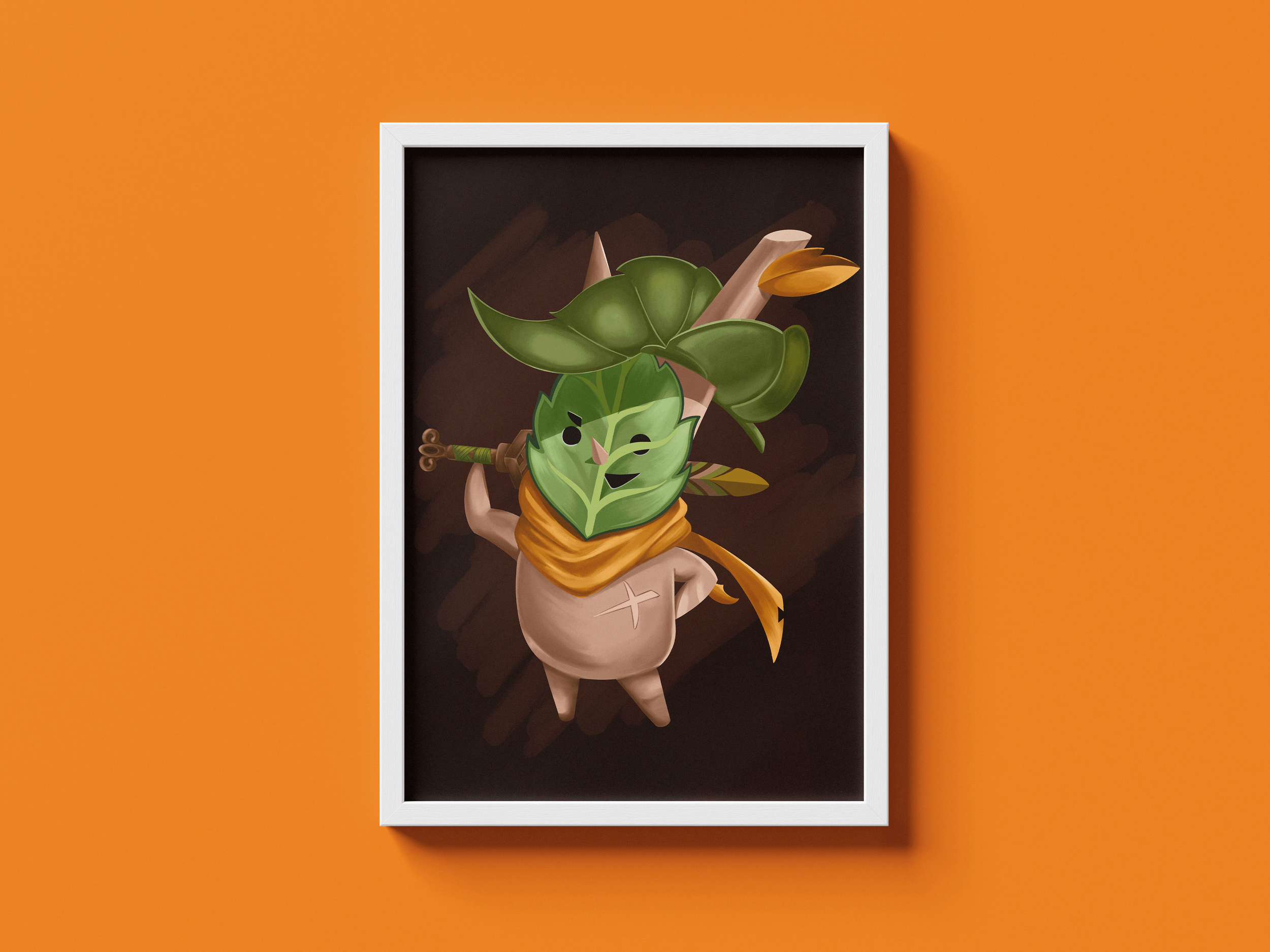Calamo Forest Warrior - A5 Art Print