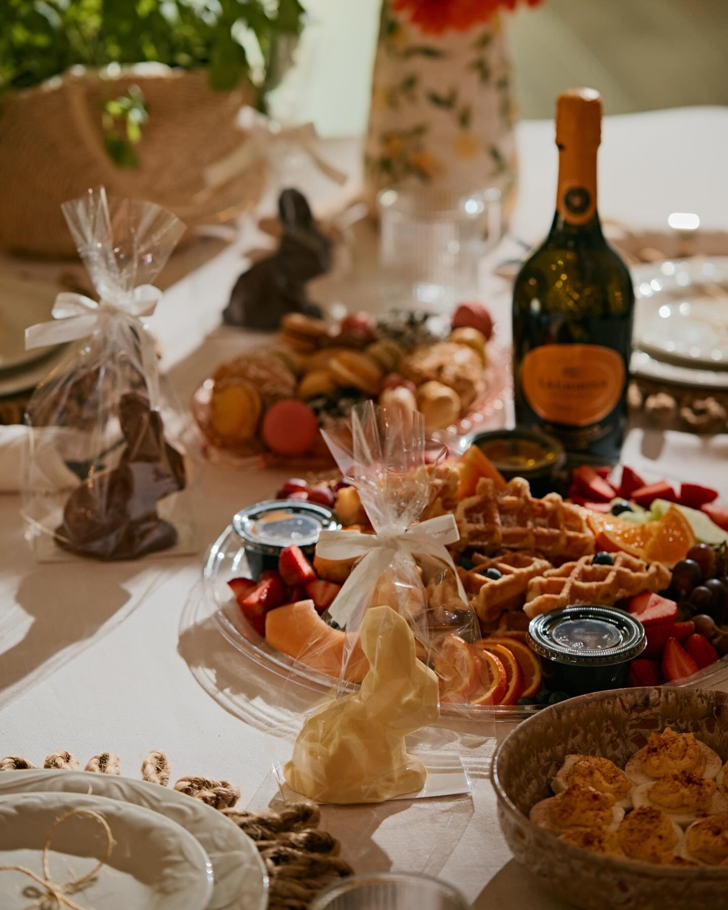 Quelle bonne id&eacute;e! L&rsquo;une de mes clientes avait une belle nouvelle &agrave; partager avec sa famille. Elle a choisi le brunch de P&acirc;ques pour le faire. Elle cherchait un moyen agr&eacute;able et unique pour le faire et c&rsquo;est &a