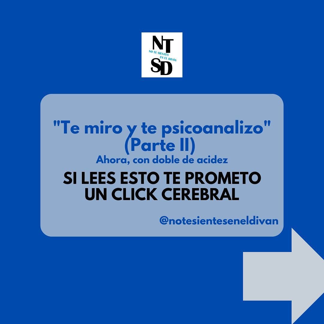 Segunda parte sobre el cu&ntilde;adismo psicol&oacute;gico. Recuerda que si has le&iacute;do esto dejar&aacute;s de ser el ep&iacute;tome de la ignorancia. De nada 🙏😊

#psicologia #psicoterapia #enconsulta #cu&ntilde;ado #click #psicoanalisis #igno