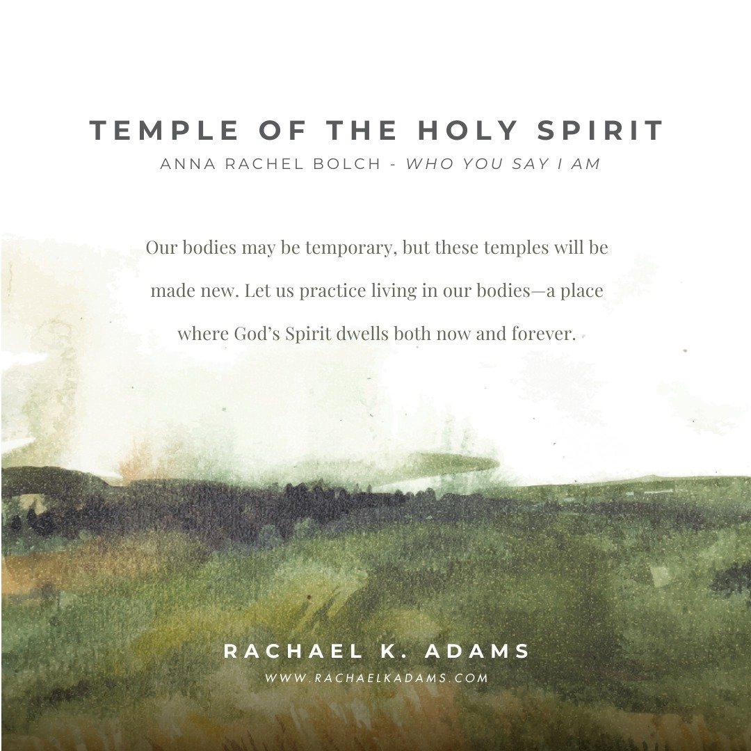 I recently collaborated with @rachaeladamsauthor and over 20 other writers on the Who You Say I Am 31-Day Devotional.✨ This is a free PDF download with short devotions about embracing our God-given identity. My devotion is called &ldquo;Temple of the