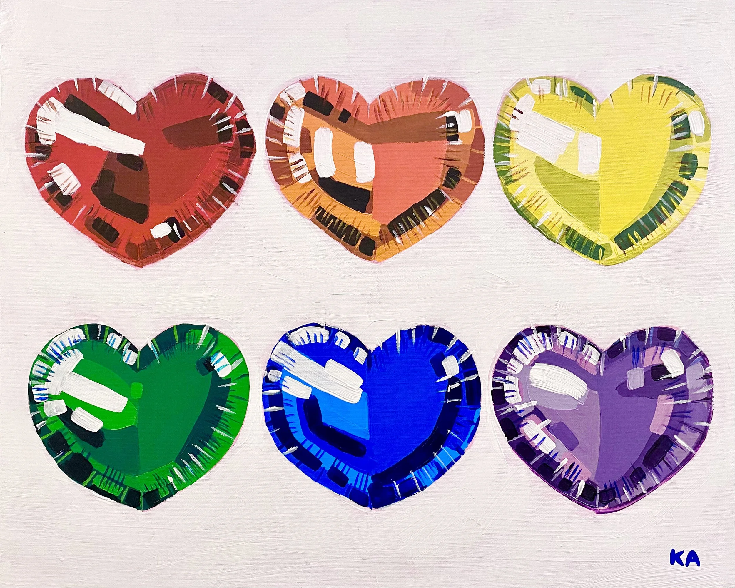 “Love is Love”, Acrylic on Canvas, 20x24, $1000