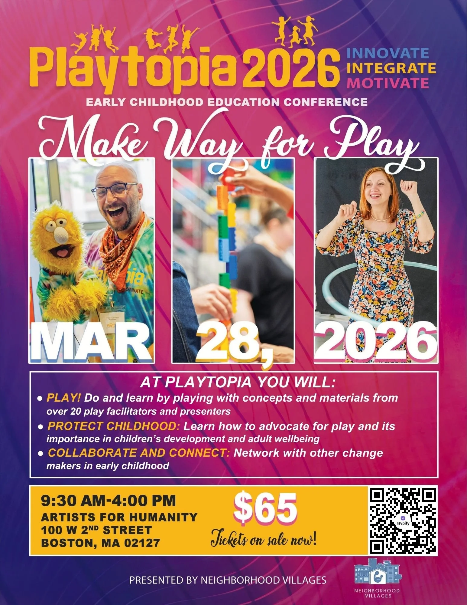 Playtopia:&nbsp;Neighborhood Villages’ 2nd Annual Early Education Conference