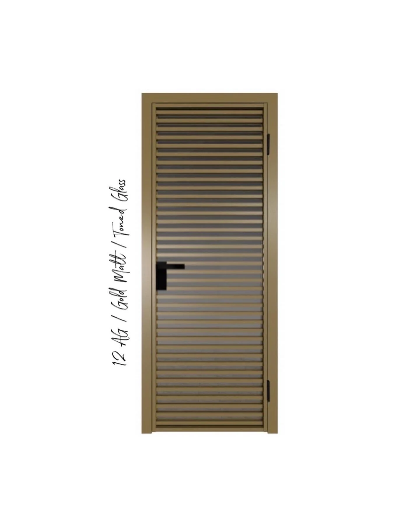 Aluminium design door with horizontal lines..JPG