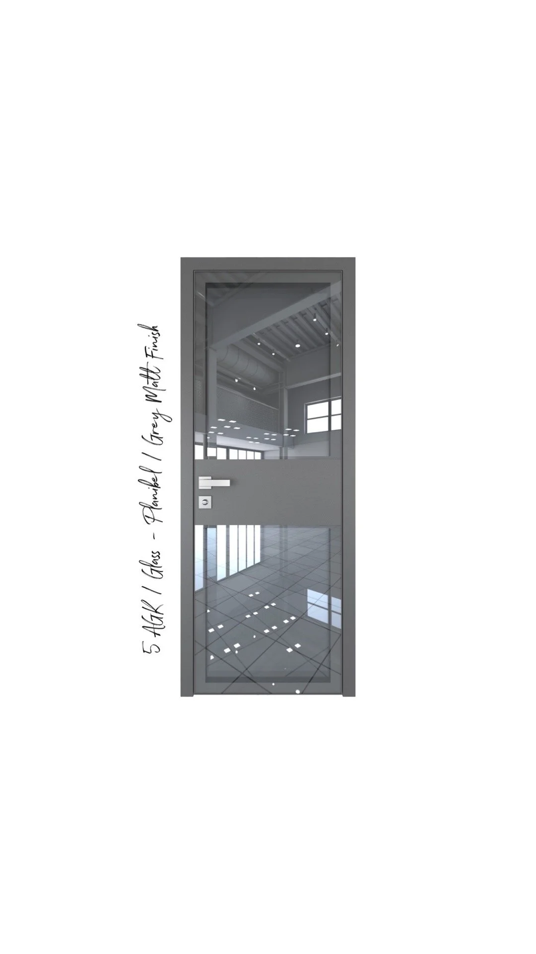 Aluminium door design with bespoke door frame..JPG