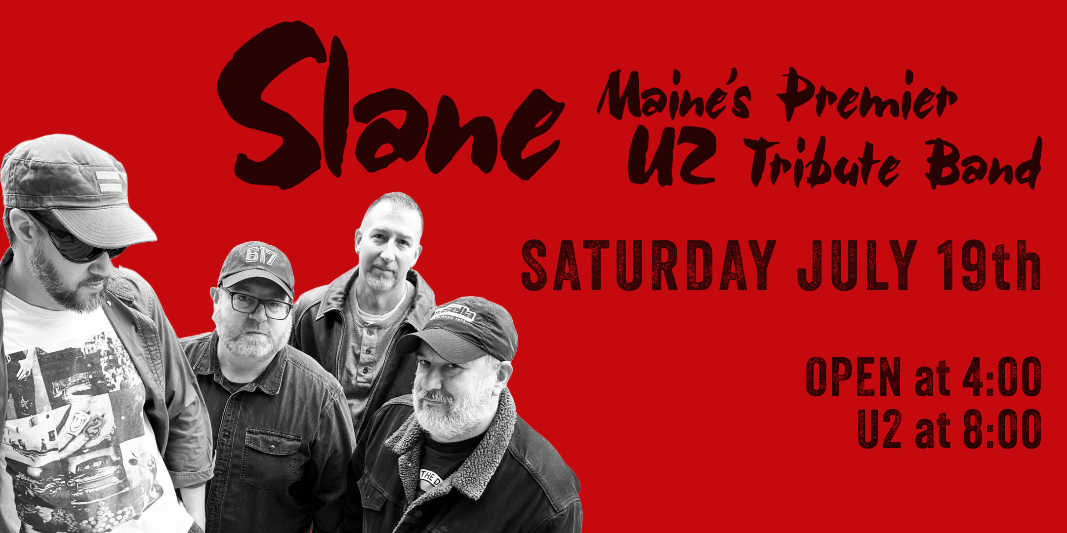 SLANE - Maine's Premier U2 Tribute Band