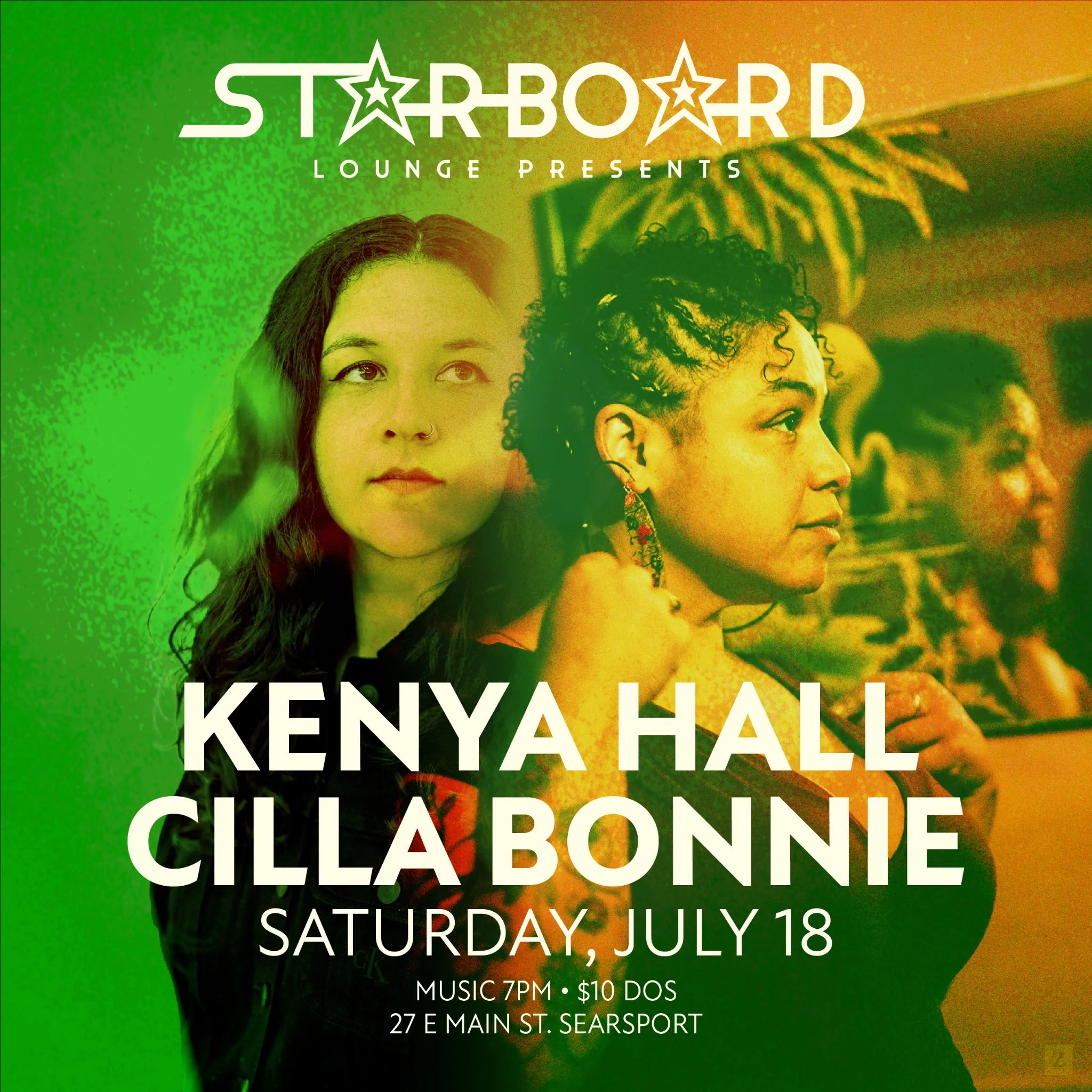 CANCELLED - Kenya Hall &amp; Cilla Bonnia