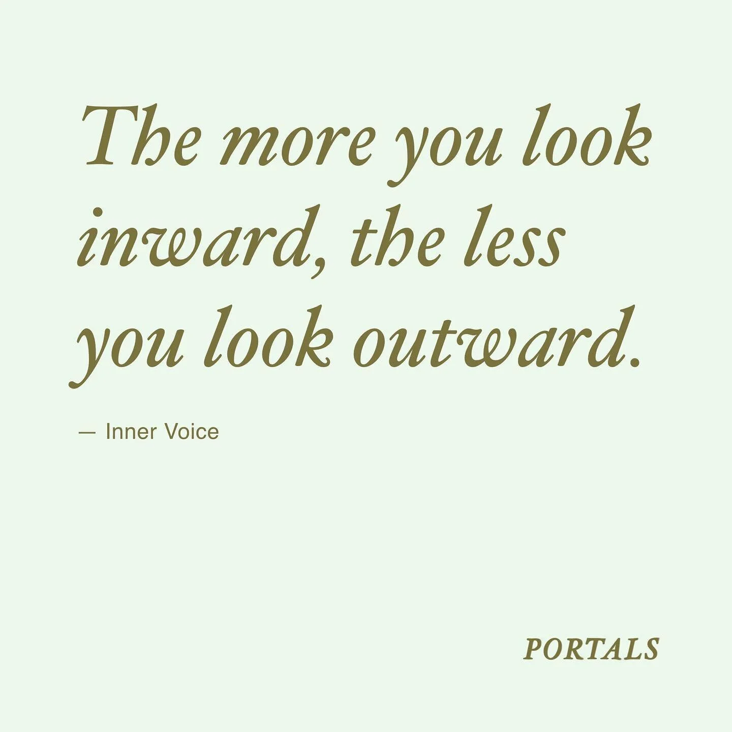 The only real antidote to seeking externally is seeking internally.

External seeking often shows up in two popular ways: comparing oneself to others and seeking advice from others. It&rsquo;s easy to lose sight of who you are or what you want if you