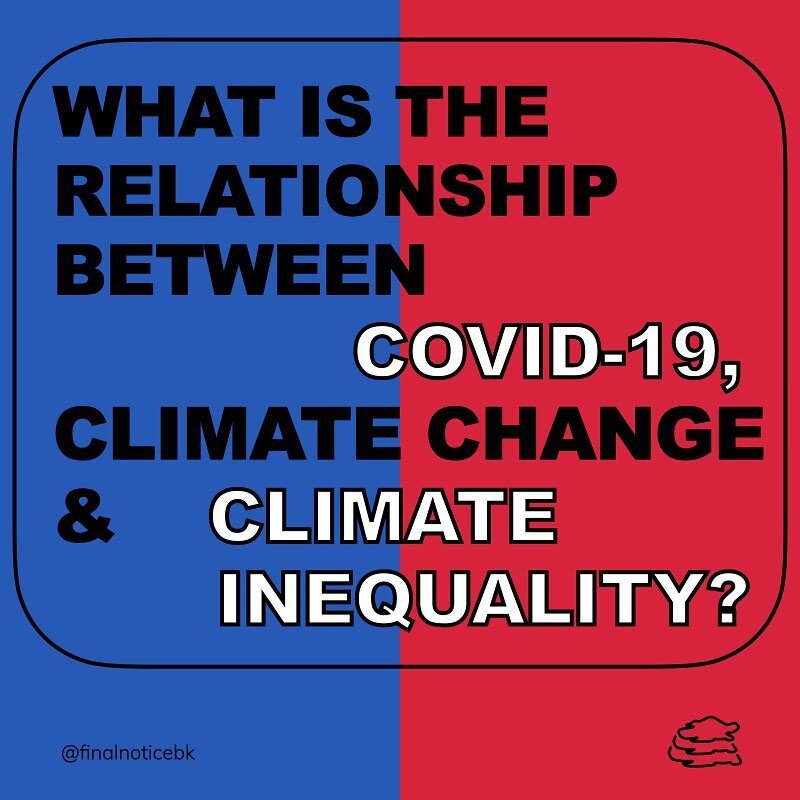 WHAT IS THE RELATIONSHIP BETWEEN COVID-19, CLIMATE CHANGE, AND CLIMATE INEQUALITY? 

One of Hurricane Sandy&rsquo;s lasting effects on the neighborhood, particularly on the residents of the Red Hook East and West Houses, has been an increase in mold,
