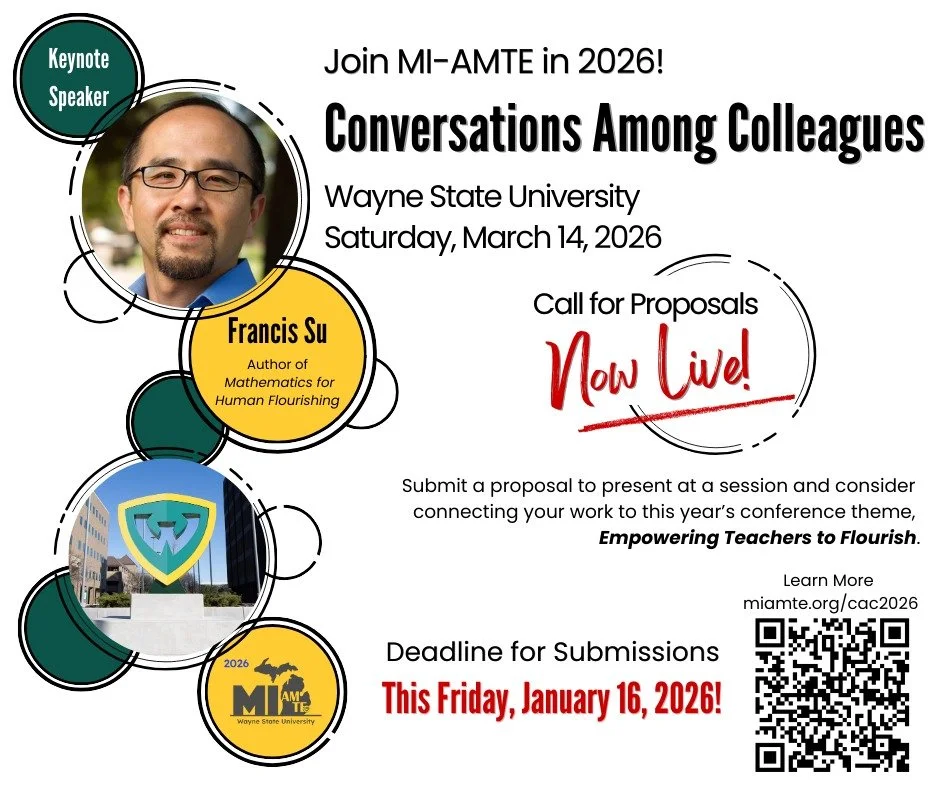 The Conversations Among Colleagues 2026 Call for Proposals is now live! 

We invite you to submit a proposal to present at this year&rsquo;s CAC at Wayne State University and help spark conversations around our theme, Empowering Teachers to Flourish.