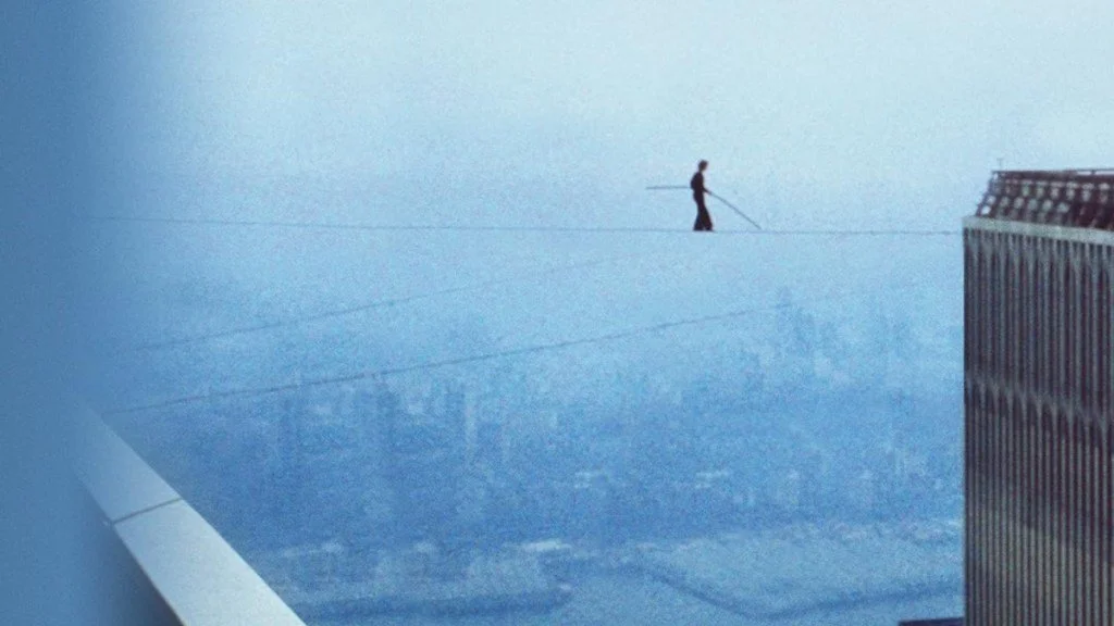 Ciclo QUEM SOMOS? QUEM FOMOS? (QUANDO CONTAMOS HISTÓRIAS)[WHO ARE WE? WHO WERE WE? Cinema Screenings] (Curadoria de Alexandre Braga) “MAN ON WIRE” 2008 | 1h34’ [UK\US] De James Marsh