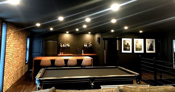 Oldie but a goodie! Stunning basement lighting.⁠
#lighting #basement #design