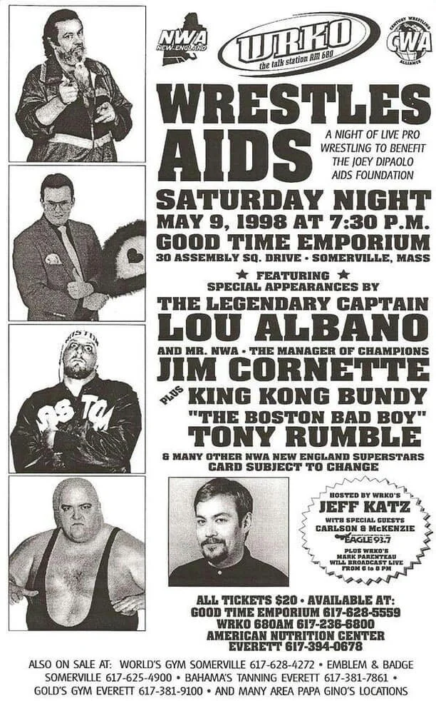 WRKO Wrestles AIDS Hosted by Jeff Katz