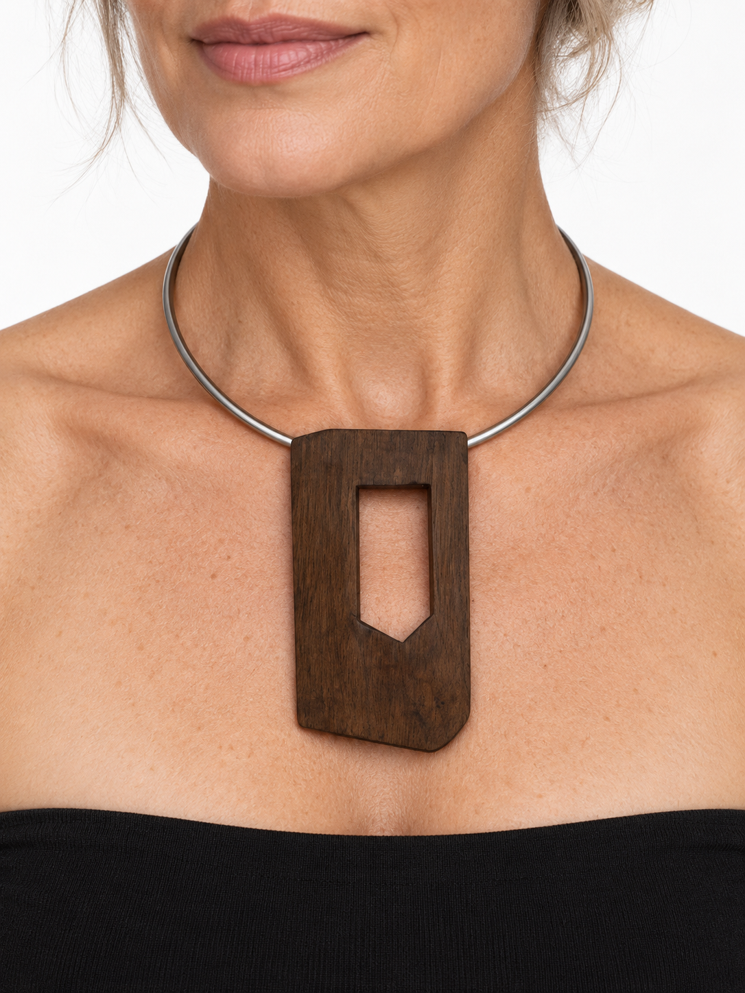 Portal Walnut Pendant Necklace