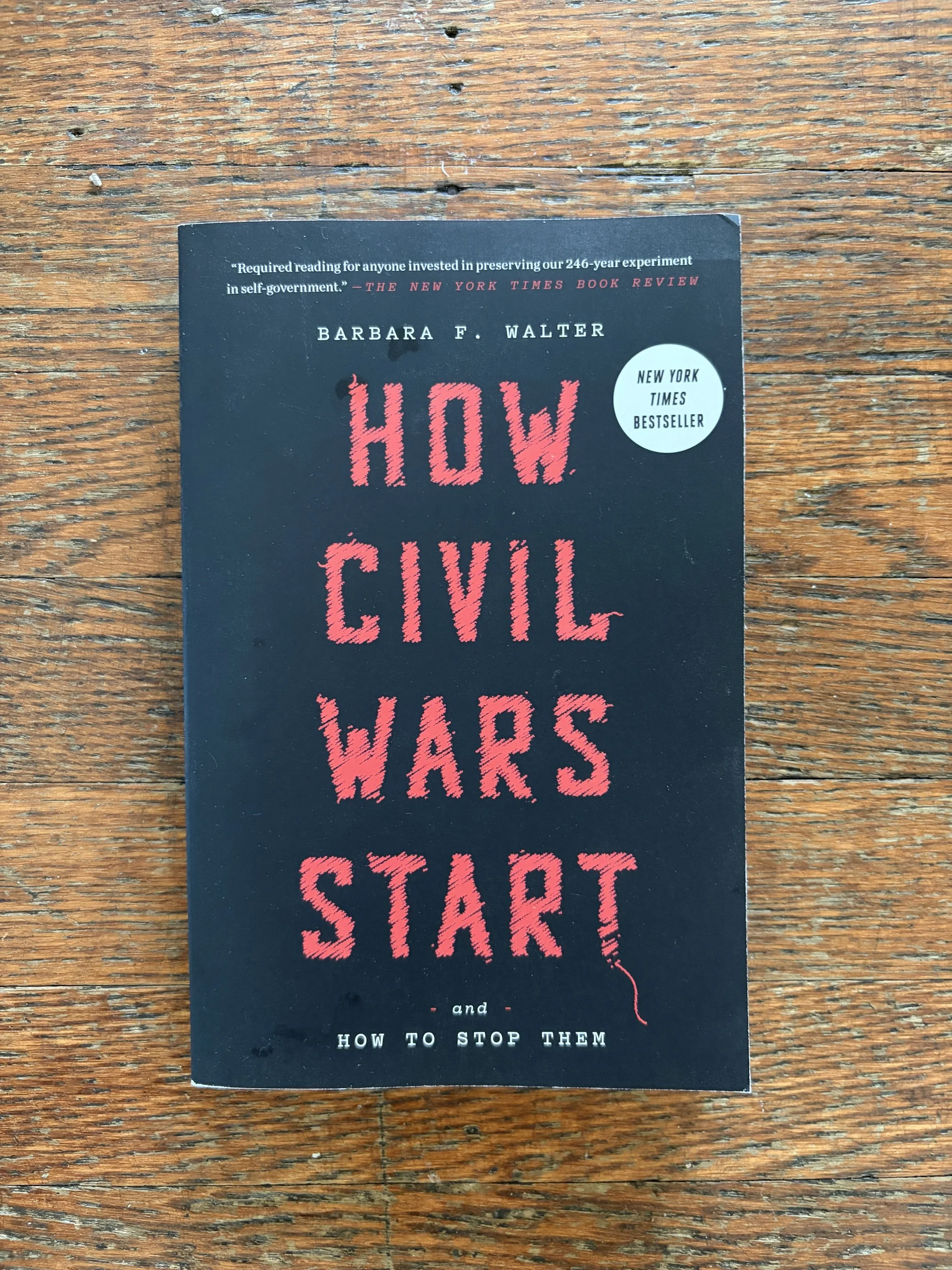 How Civil Wars Start by Barbara F. Walters