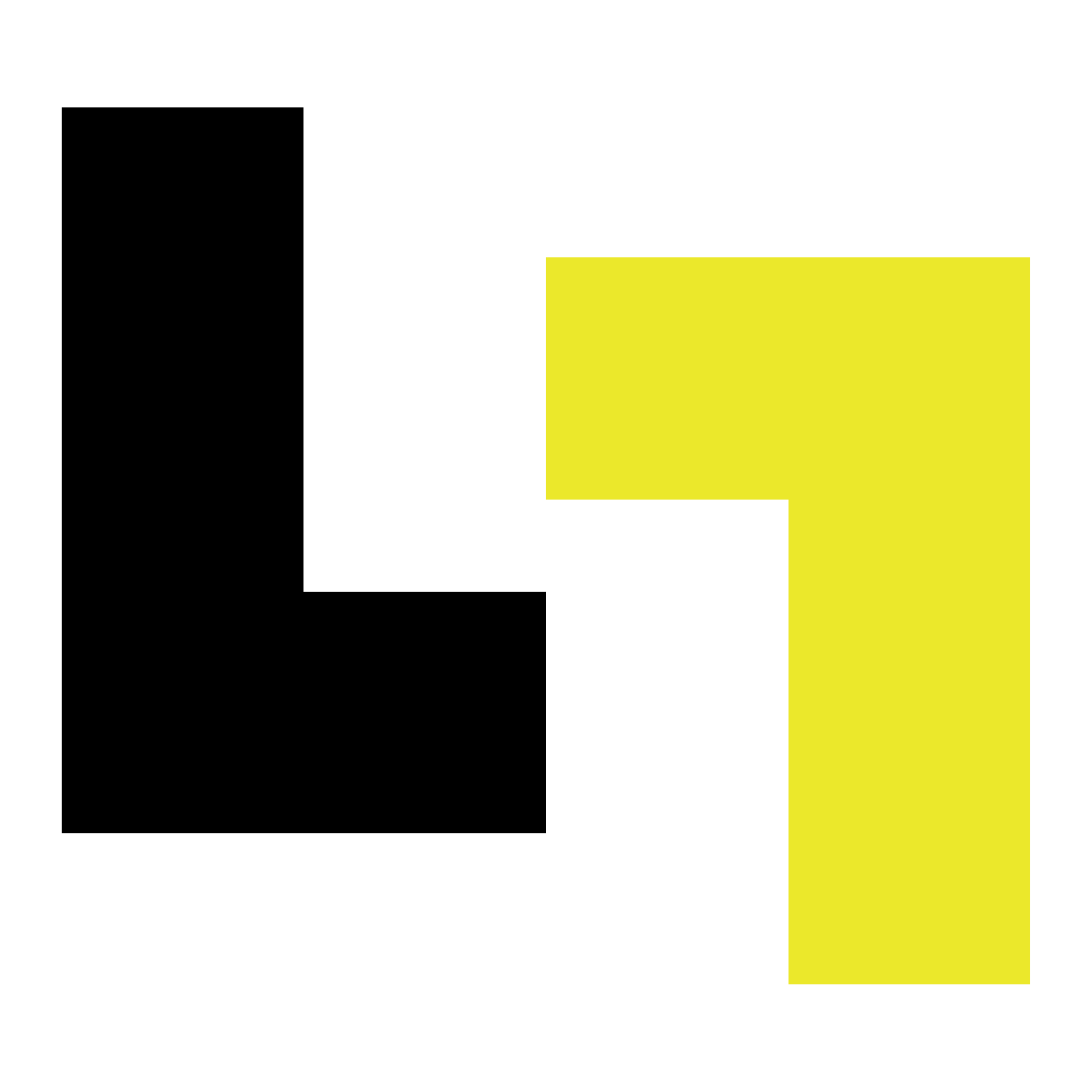 Yellow color Letter T | Sticker