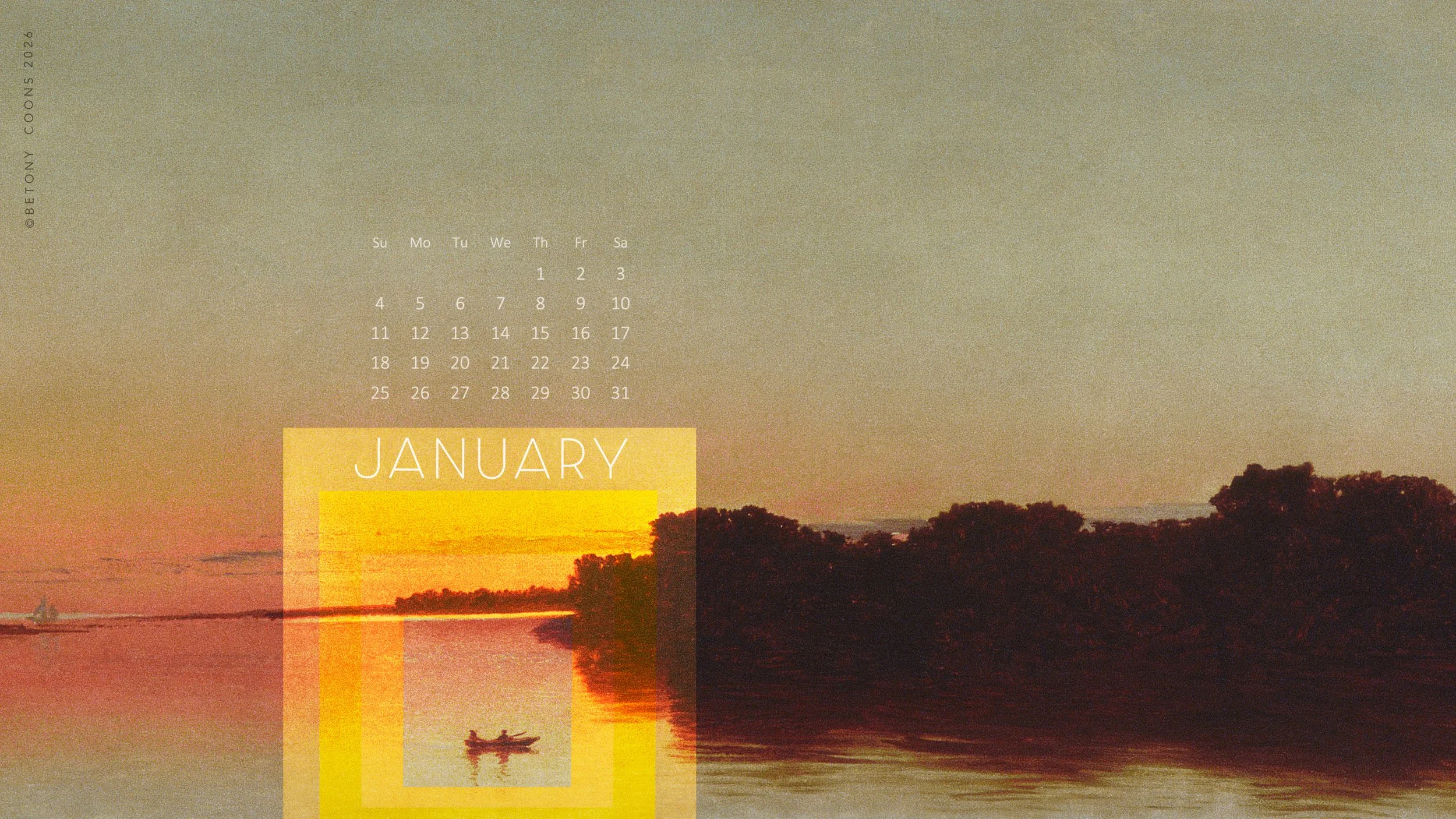 January 2026 Free Wallpaper