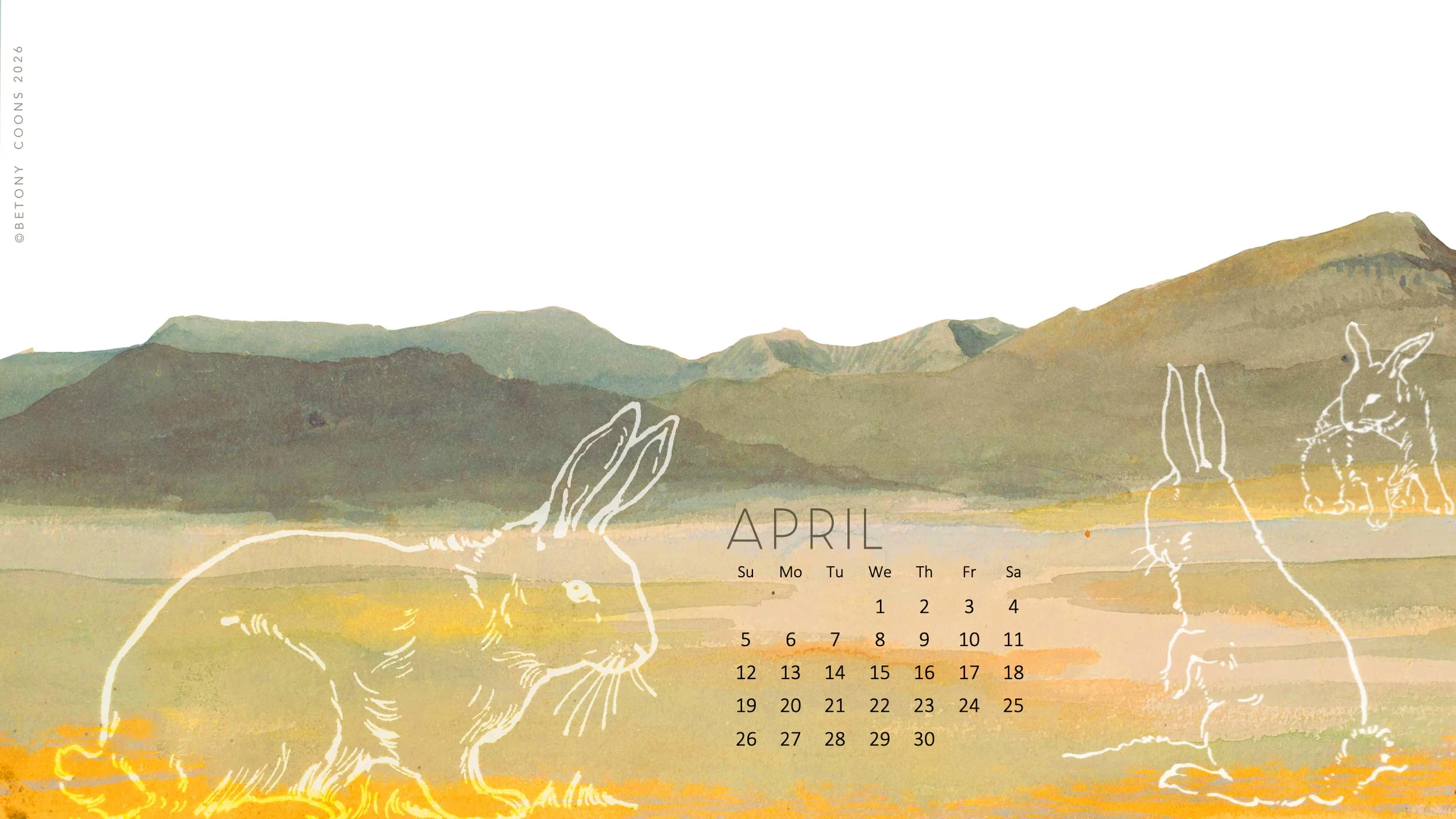 April 2026 Free Wallpaper