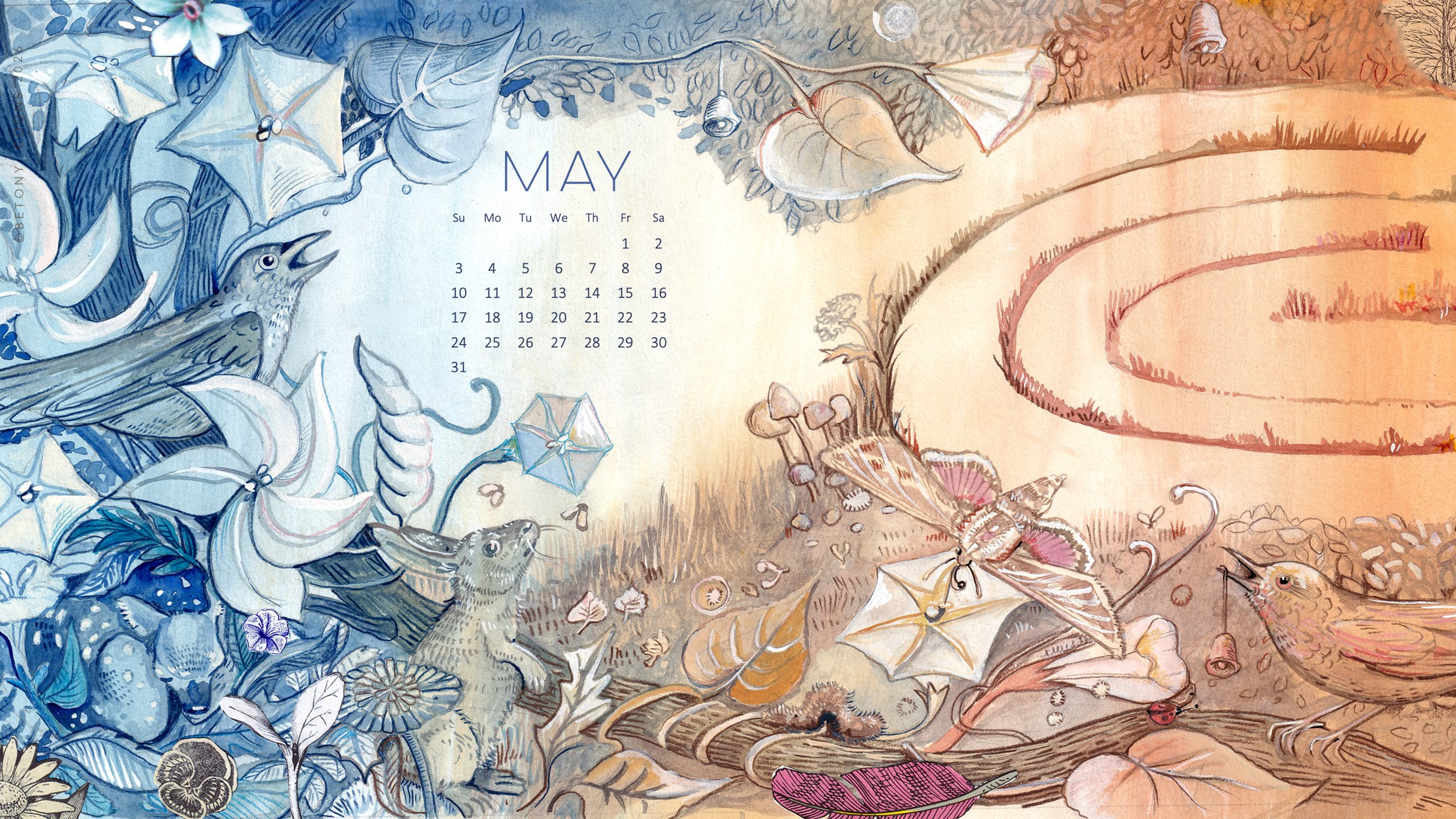 May 2026 Free Wallpaper 