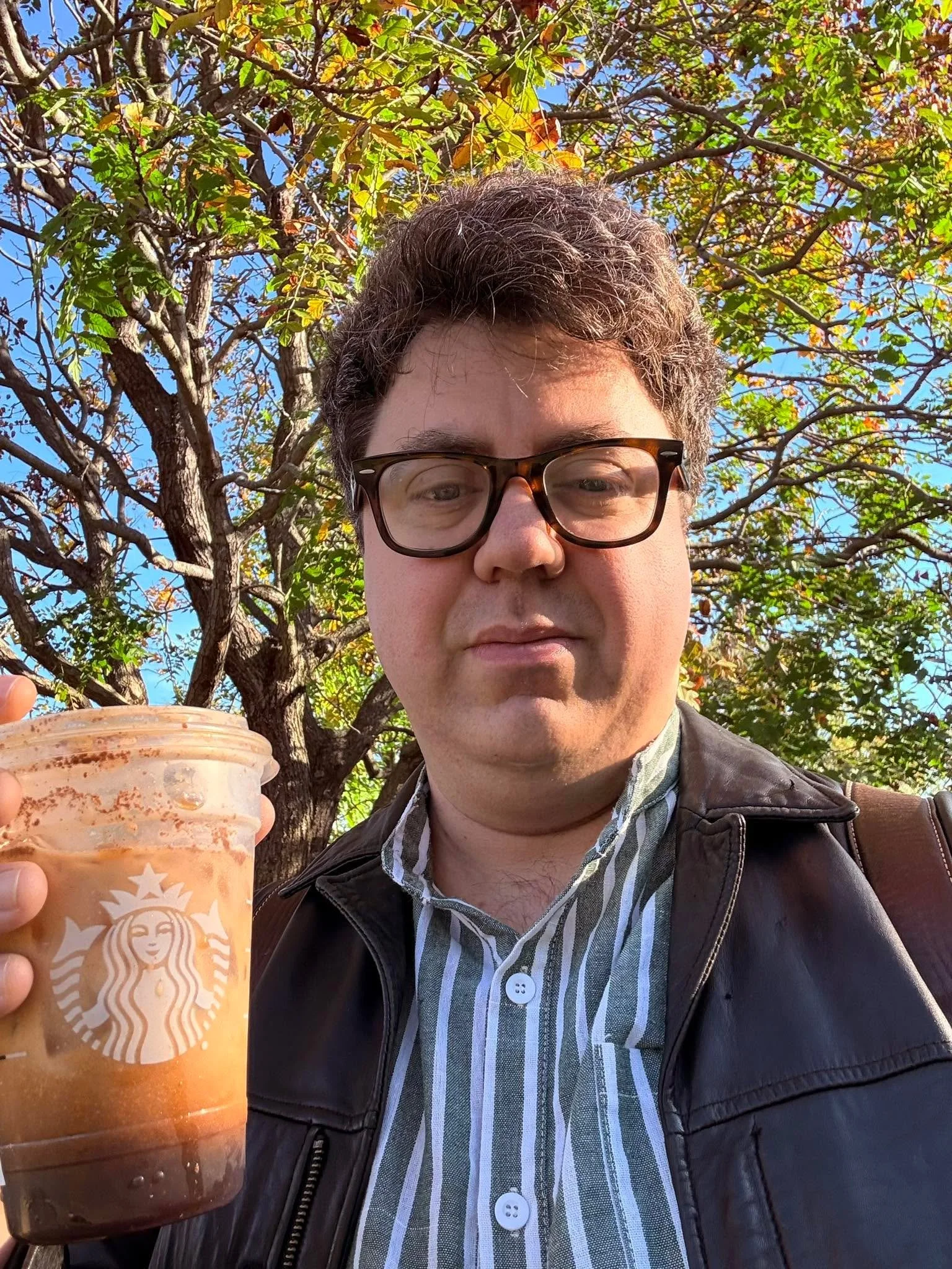 My third day in a row of Starbucks shaken espressos. First day in a row of a fire alarm at the UK library