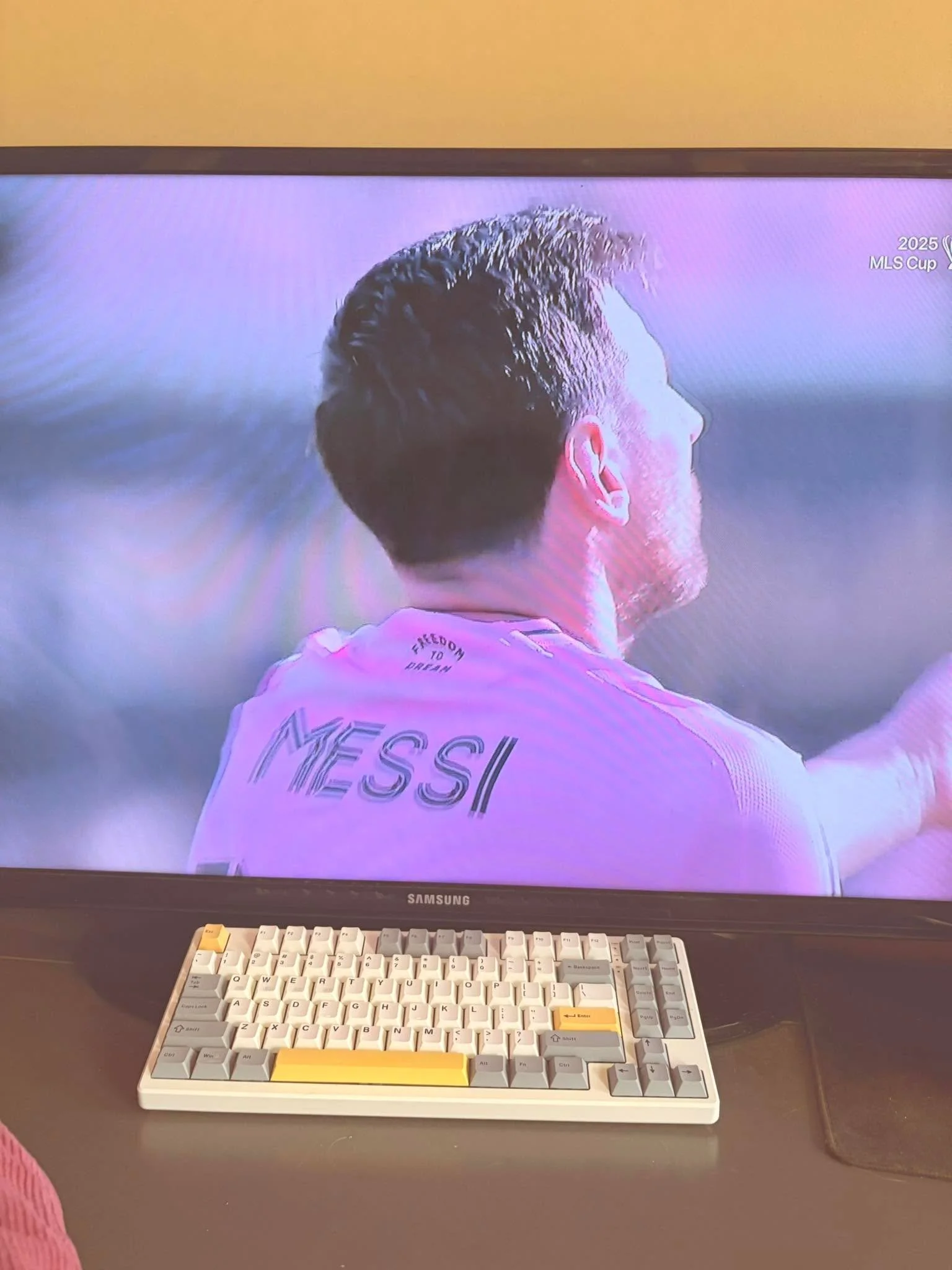 Rooting for Messi today #MLSCupFinal