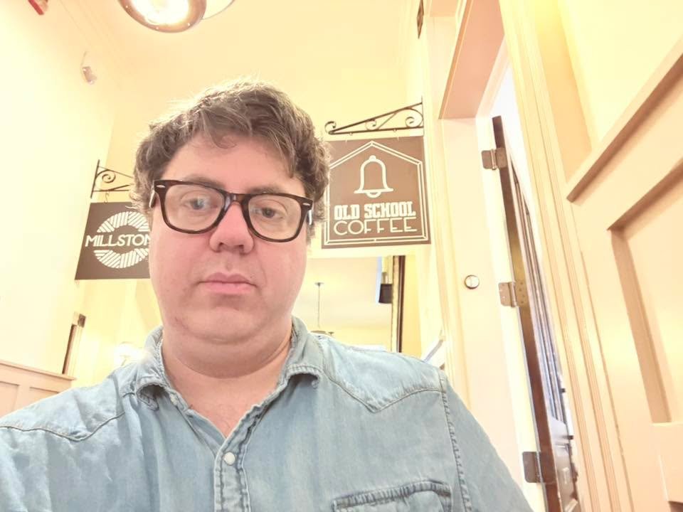 At Old School Coffee for the first time in a while