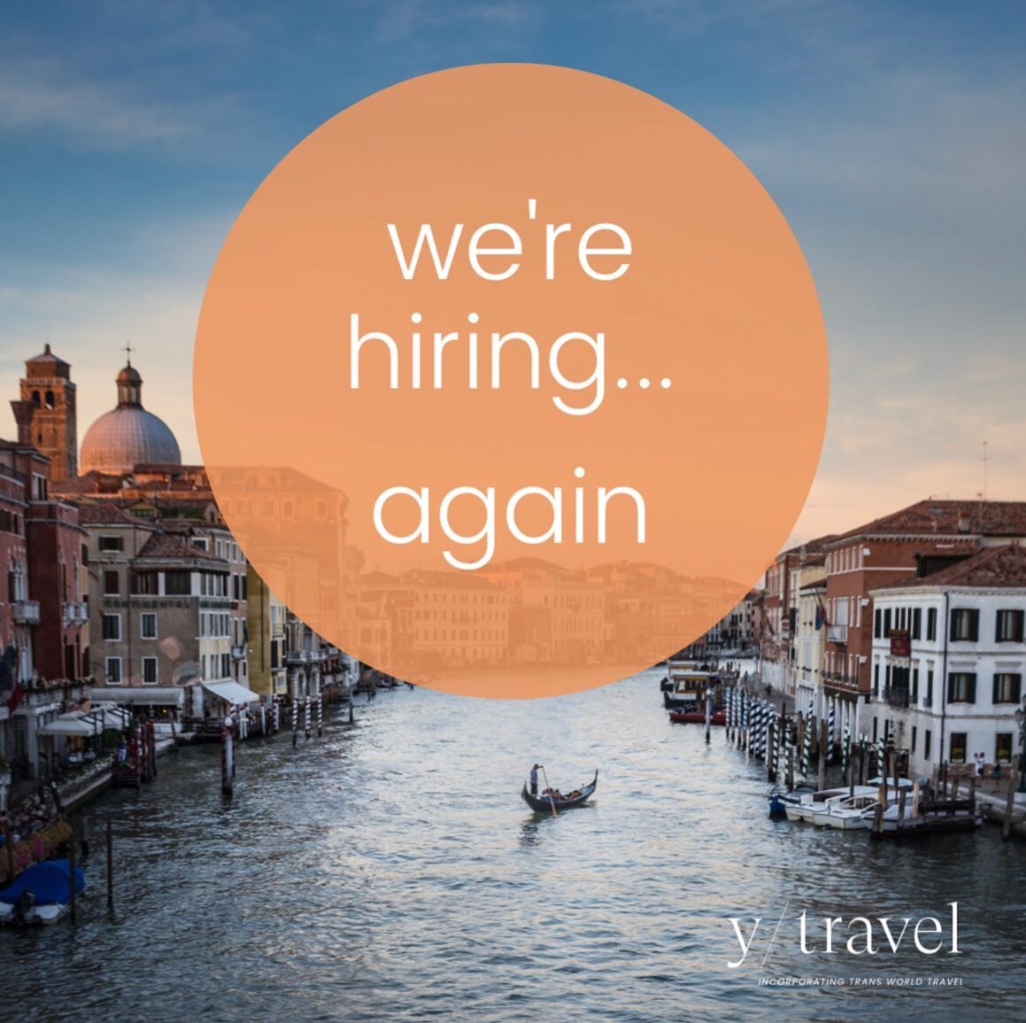 Is it you?

We&rsquo;re looking for a new travel advisor to join our growing team! 

Get in touch with us on info@ytravel.world to chat about your dream job 💌