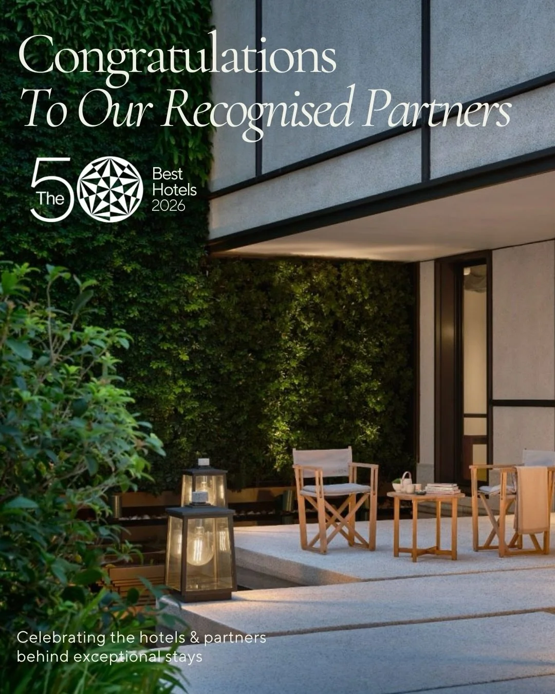 The World&rsquo;s 50 Best Hotels were officially announced last week, celebrating the properties setting new standards in hospitality, design and unforgettable experiences.

From the timeless elegance of Passalacqua on Lake Como to the exceptional se