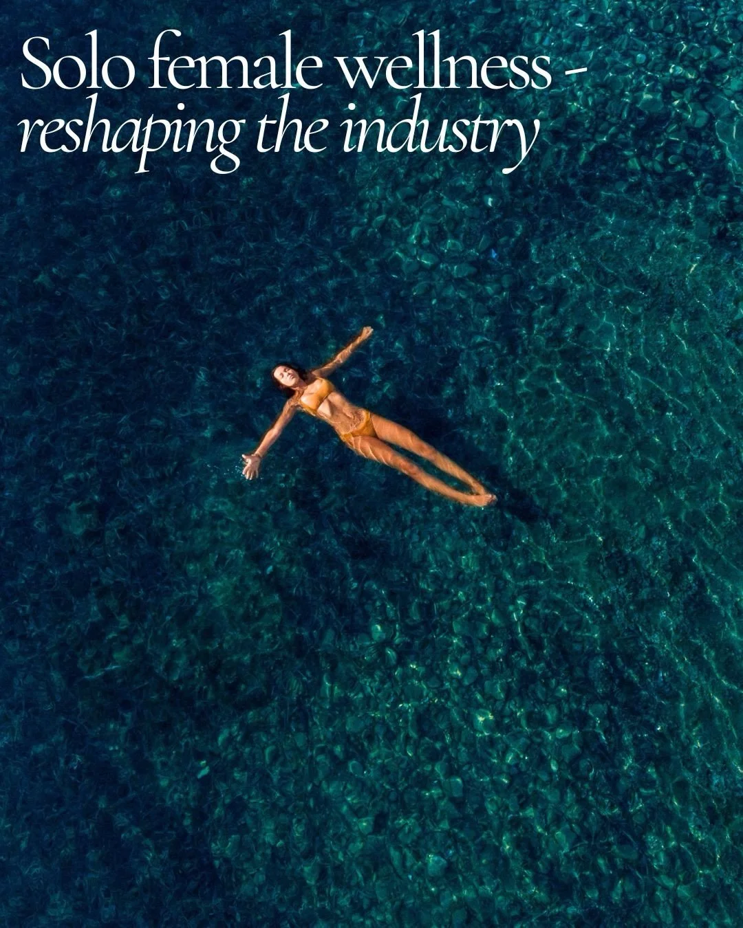 Solo female wellness is reshaping travel.

Increasingly, women are choosing to travel alone - with intention, and with their wellbeing at the heart of the journey.

Beyond the spa, it&rsquo;s about meaningful self-care: experiences that rejuvenate ph