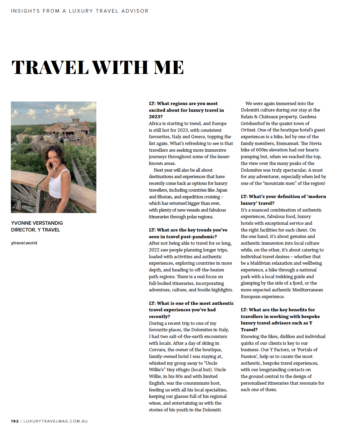 Luxury Travel Magazine