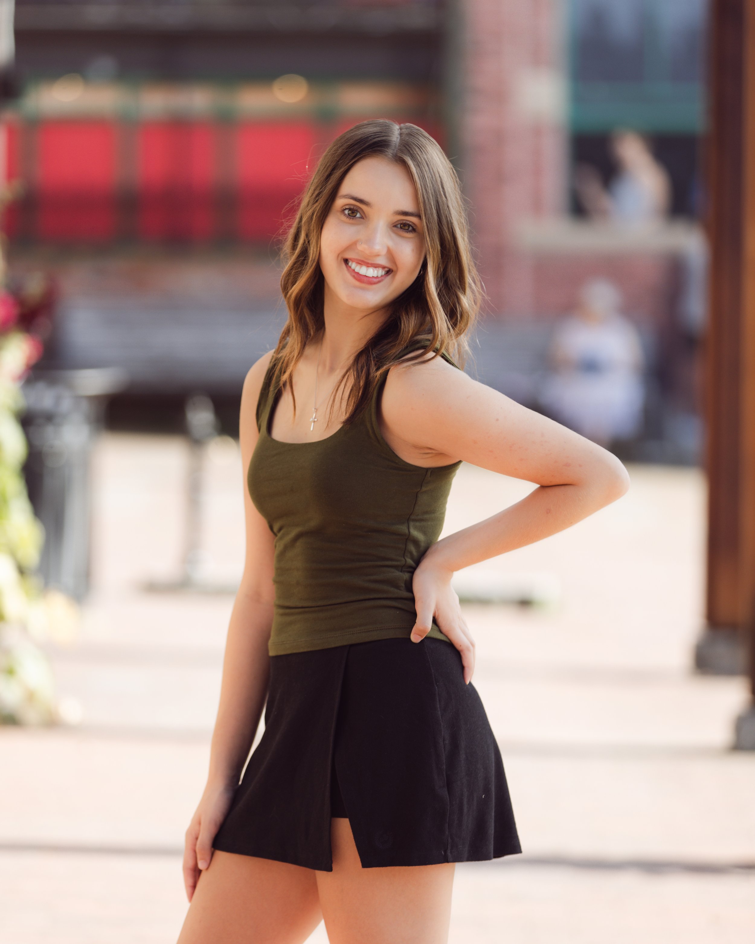 High school senior portrait in Fairhaven, Wa