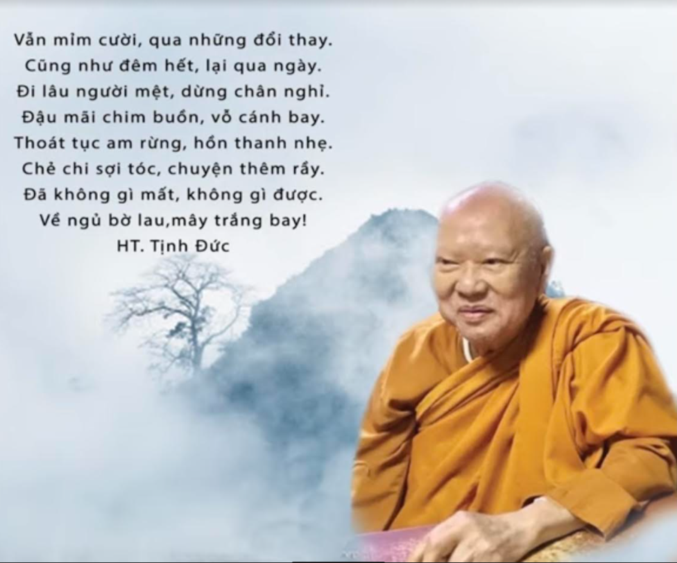 Thầy Tịnh Đức chùa Đạo Quang đã viên tịch