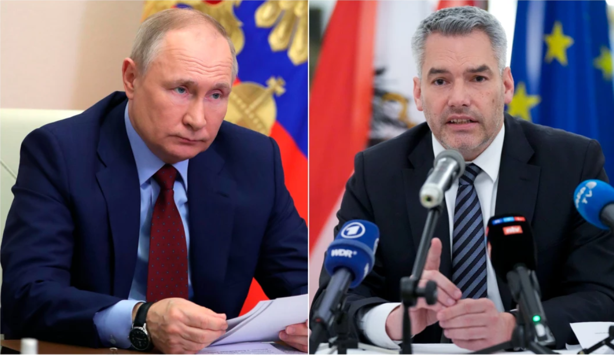 Thủ tướng Áo không bắt tay TT Nga vì bàn tay vấy máu