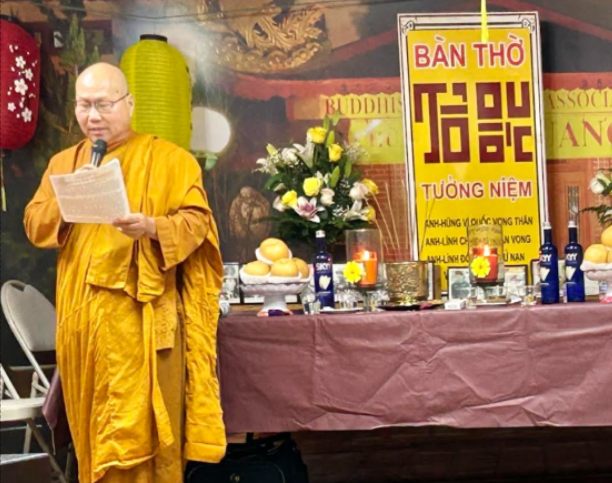 CHÙA ĐẠO QUANG TƯỞNG NIỆM 51 NĂM QUỐC HẬN