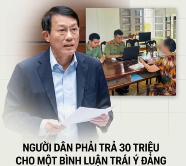NGƯỜI DÂN PHẢI TRẢ 30 TRIỆU CHO MỘT BÌNH LUẬN TRÁI Ý ĐẢNG